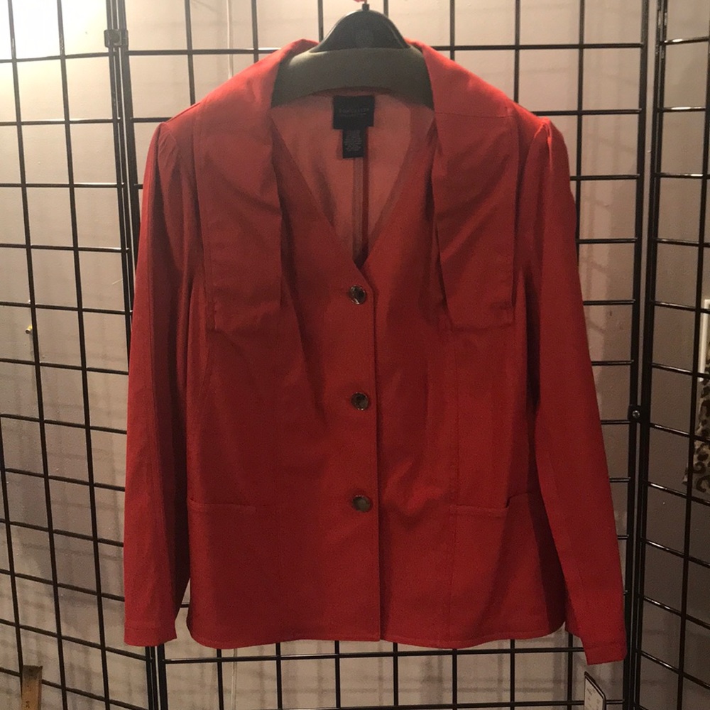 Denim Red Jacket